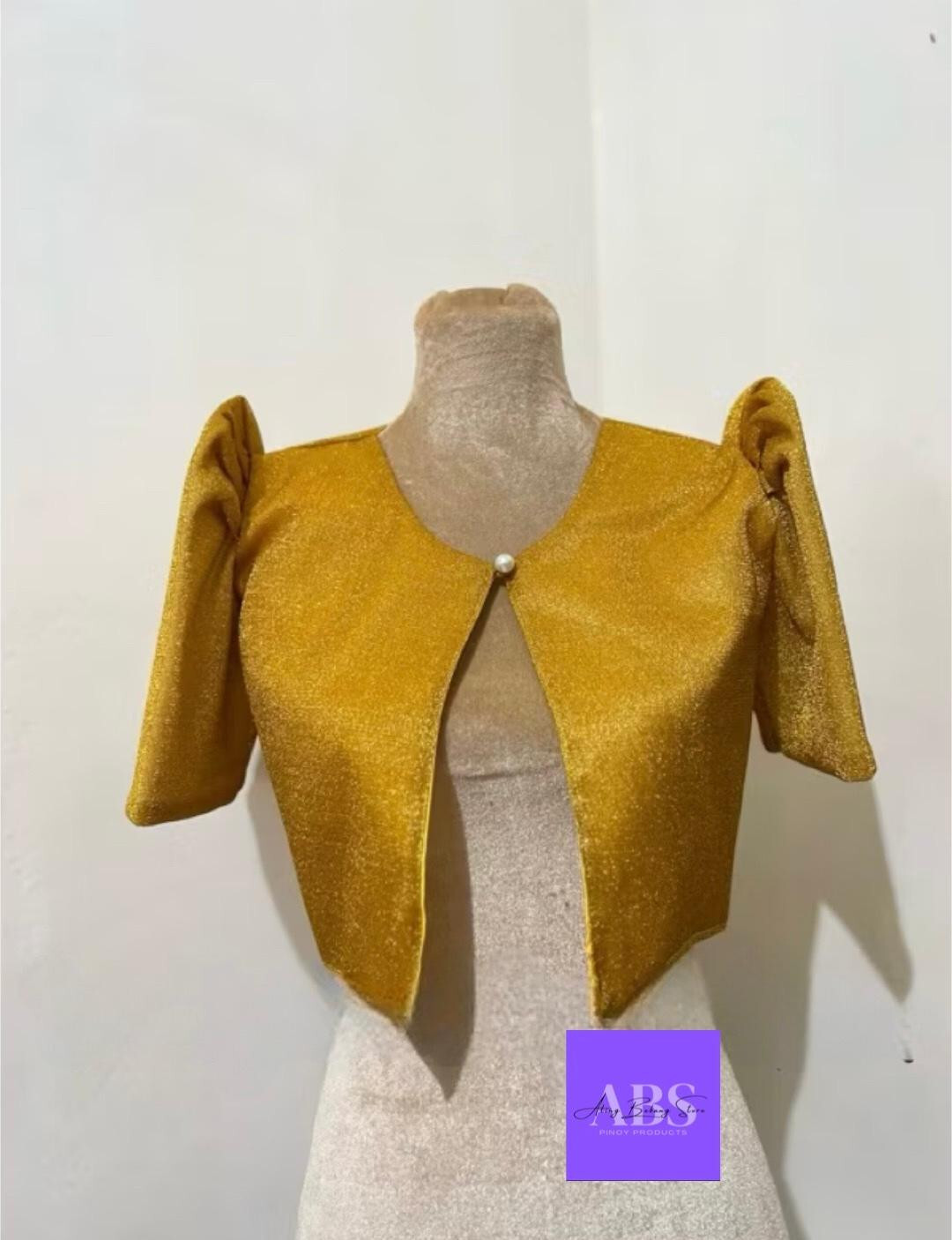 Modern Filipiniana Bolero (Candy Crush Fabric)