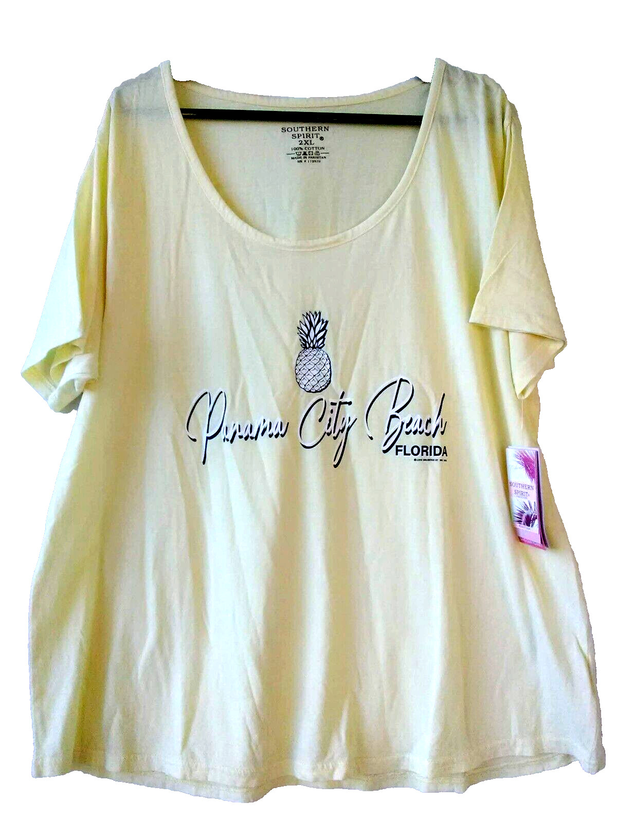 Women 2XL T-shirt Panama City Beach Florida PCB FL Fla USA Souvenir Top New