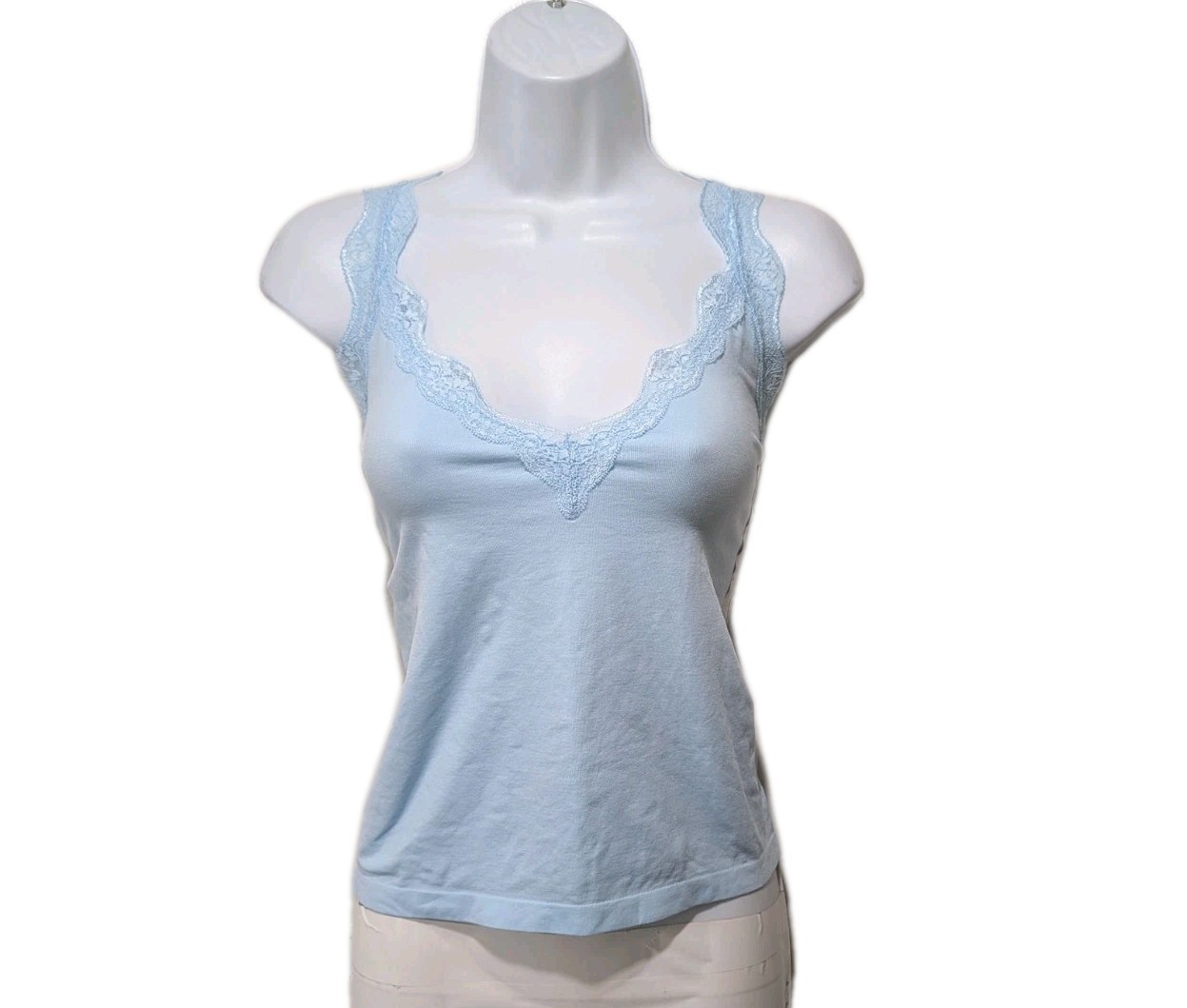 NWT Wild Fable Lace Trim Tank Top Cami Womens XL Whimsical 90s Y2K Grunge #100L