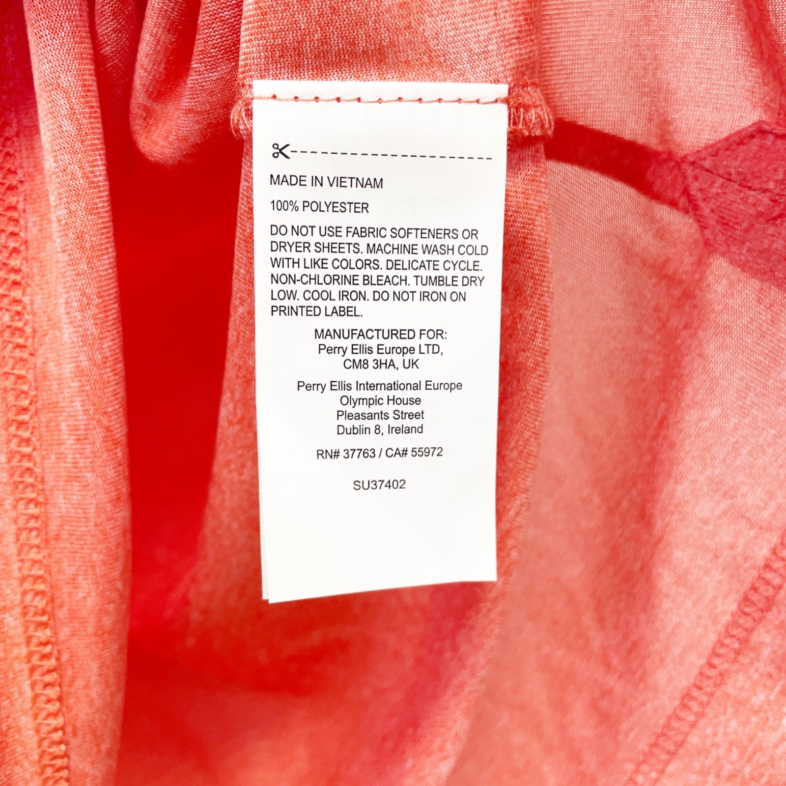 Callaway Womens Opti-Dri Quarter Zip Polo Heather Golf Shirt Coral Orange Size M