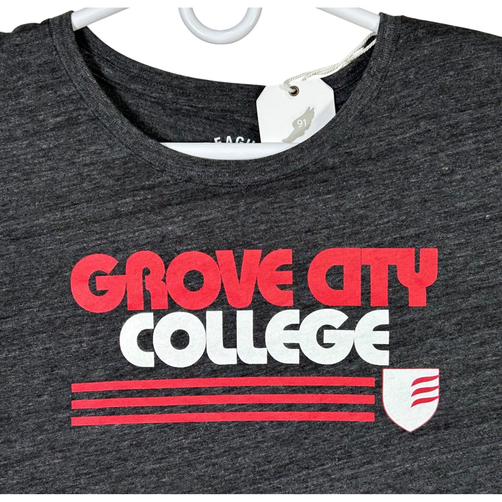 League Grove City College T-Shirt Womens XL Intramural Classic Tee Black