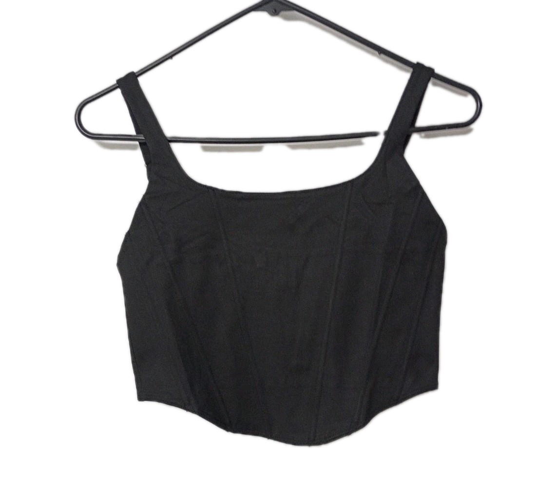 Reoria Corset Top Tank Zip Back Whimsigoth Fairy Biker Women’s Medium