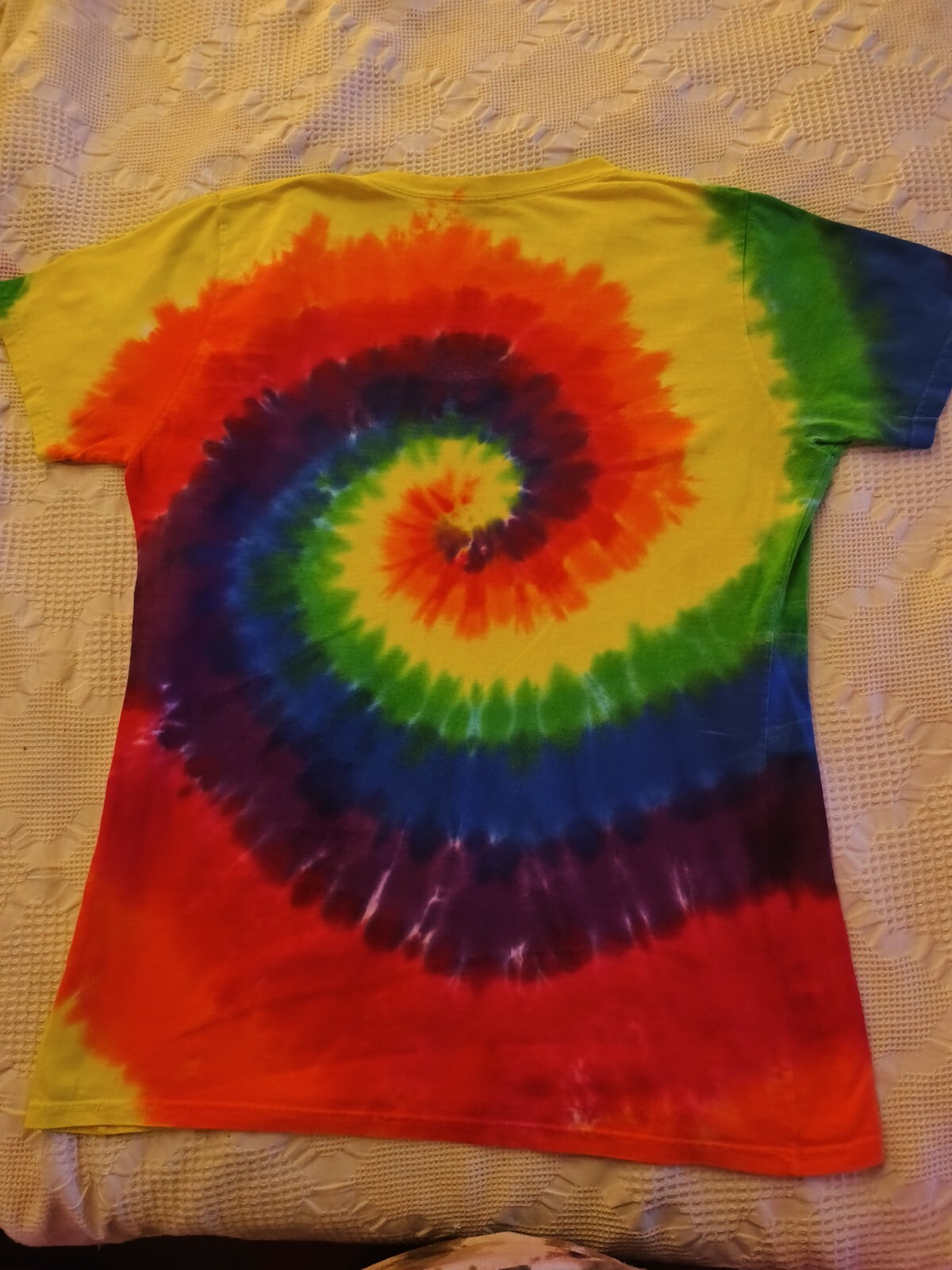 WOMENS/ Men Koloa Surf Co Tie Dye T SHIRT Medium Hippy Peace Love & Happiness ☮