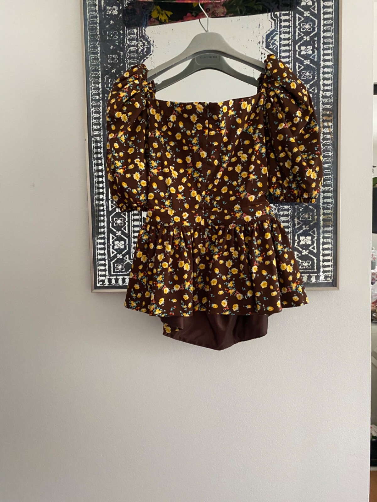New Women’s Autumn Adeigbo Bridgette Gorgeous Floral Print Blouse 2,8
