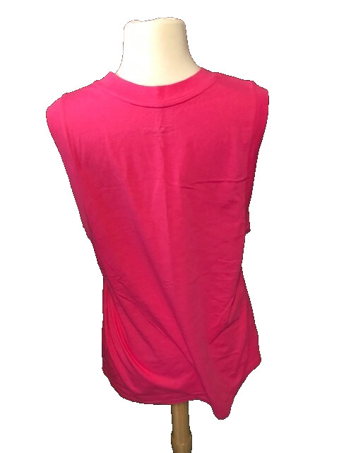 Wavvy Women’s Hot Pink Sleeveless Top Sz S