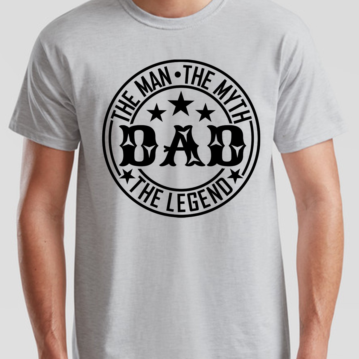 Dad The Man The Myth The Legend Mens T Shirt Novelty Gift Father’s Day Tee