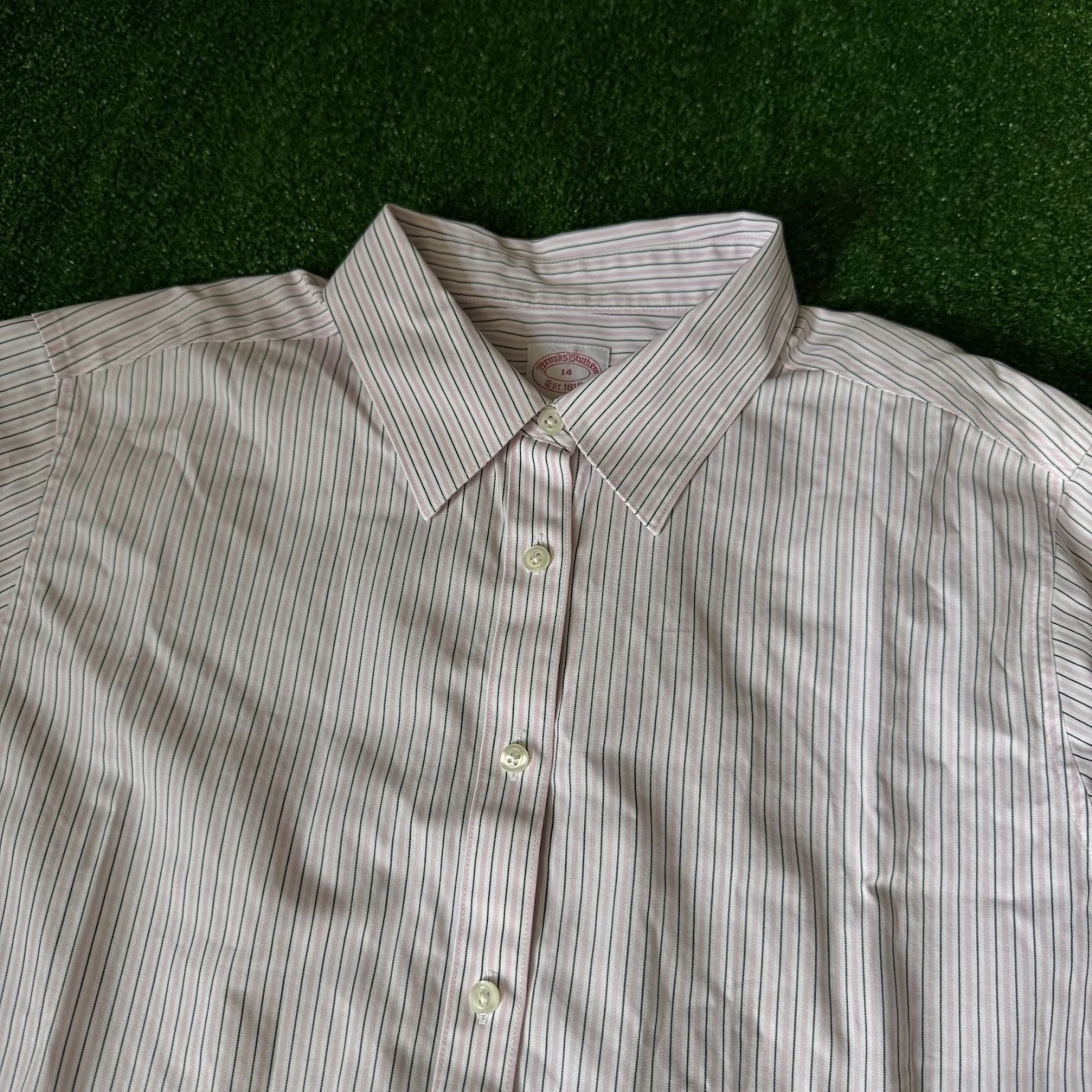 Brooks Brothers Striped Button Down Shirts Long Sleeve Women’s 14 Dress Shirts