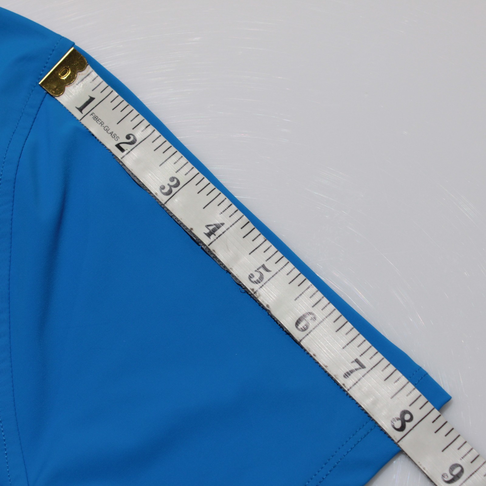G/Fore NWT Short Sleeve Golf Polo Shirt Size S in Racer Blue Nylon & Spandex