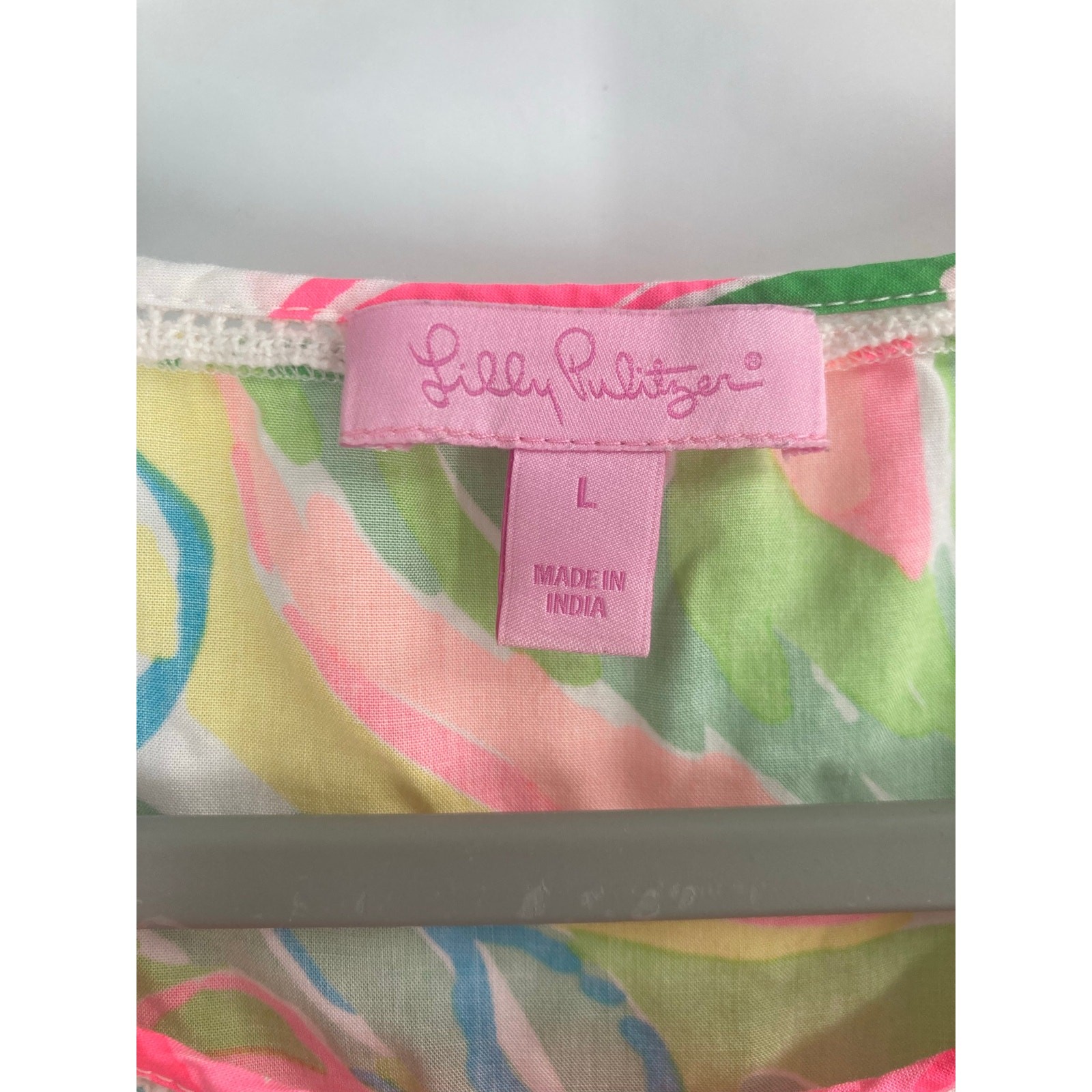 Lilly Pulitzer So A Peeling Flutter Babydoll Tank Fitted Large Resort Women’s