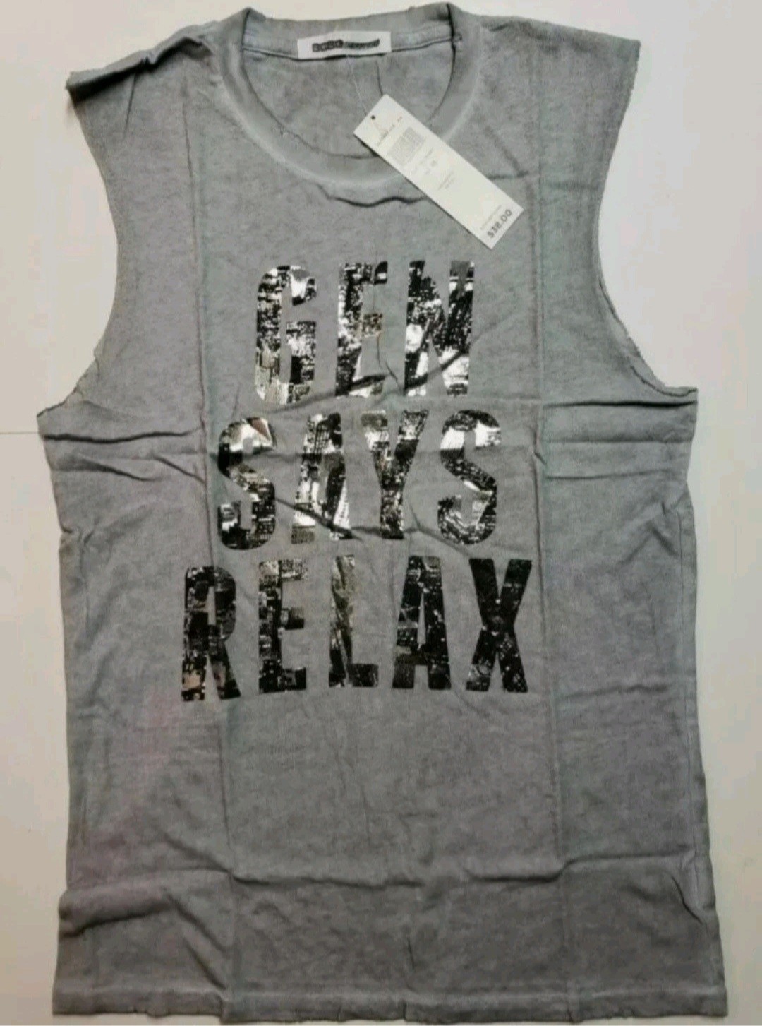 Lot of 10 BCBGeneration Graphic Logo Oil Wash Sleeveless Knit Tanks Womens XS