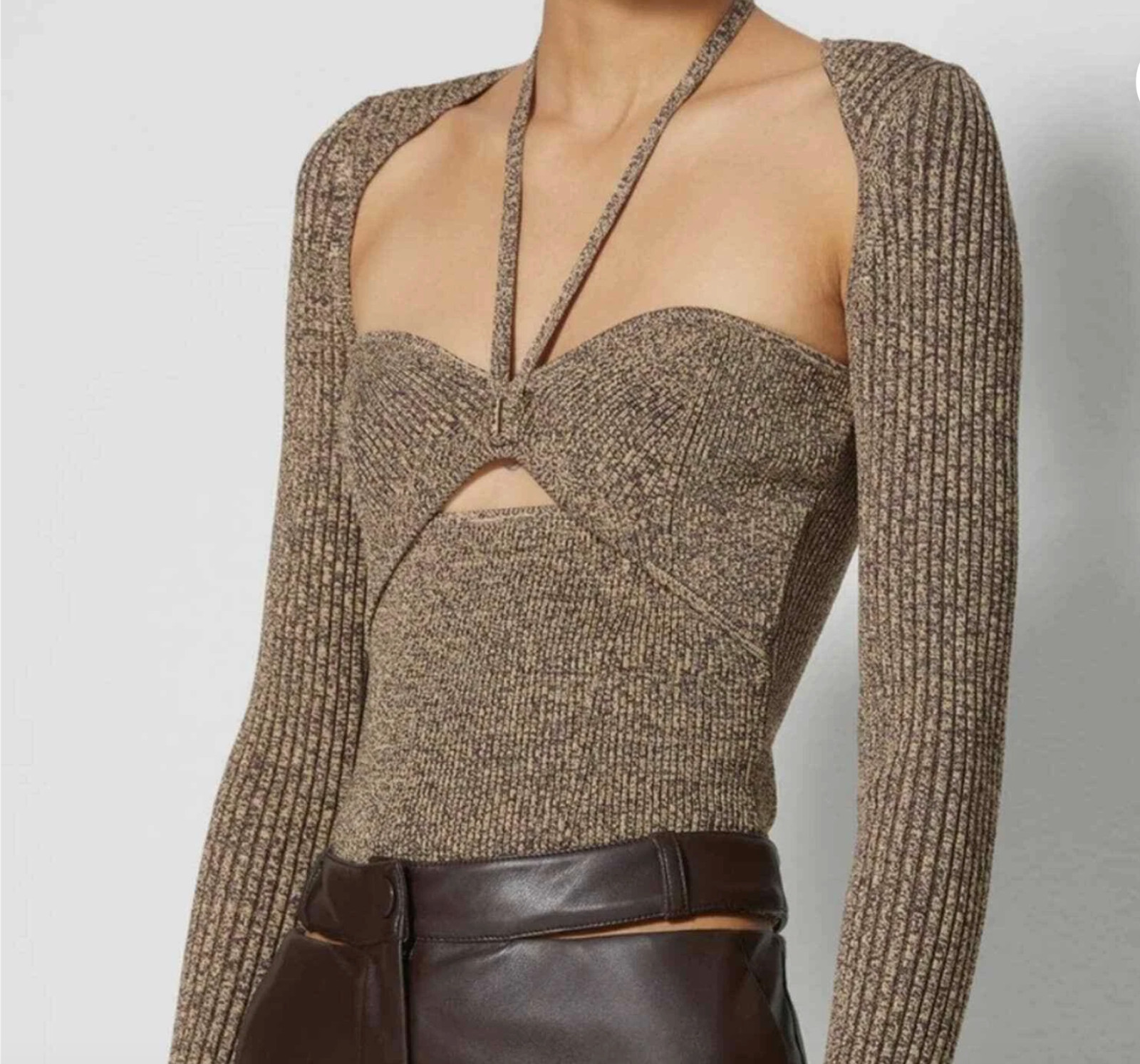 How chic!! Jonathan Simkhai cutout top, worn once, XS