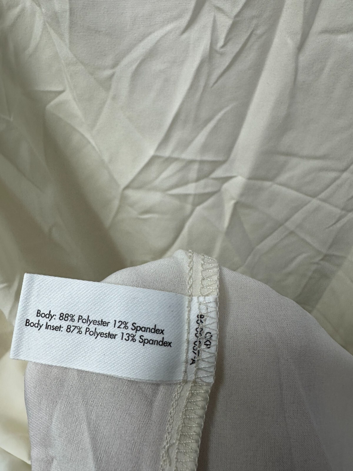 Stylus SZ XXL Lightweight Ivory Sleeveless Blouse Shell