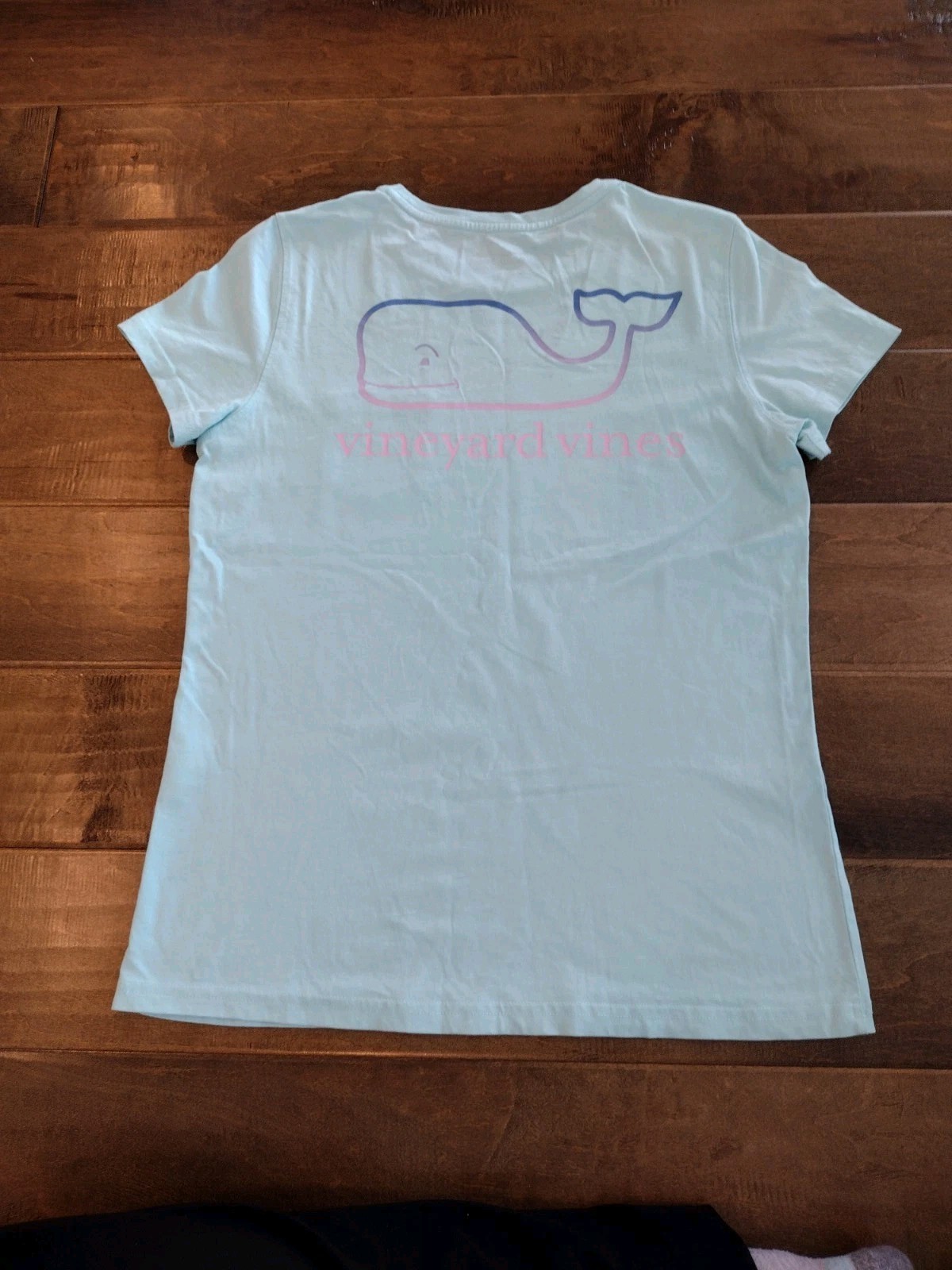 VINEYARD VINES Women’s mint green short-sleeve whale pocket t-shirt tee S Small