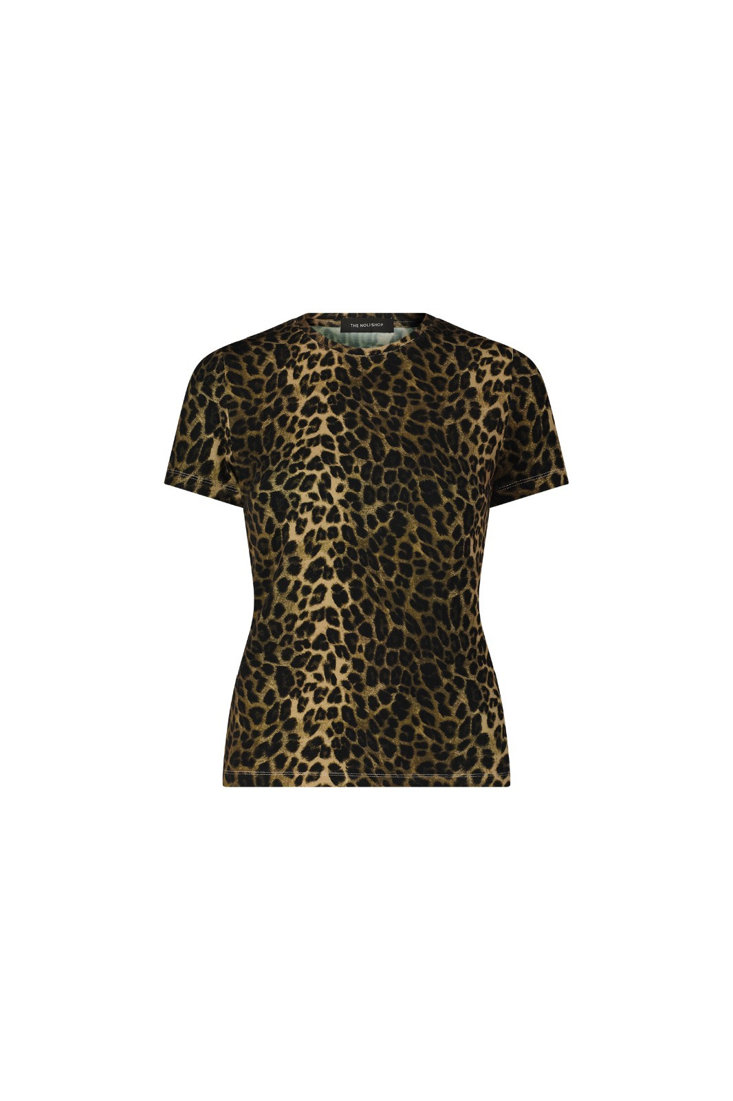 Amaya Ultra-Soft T-Shirt Leopard, White and Black THE NOLI SHOP