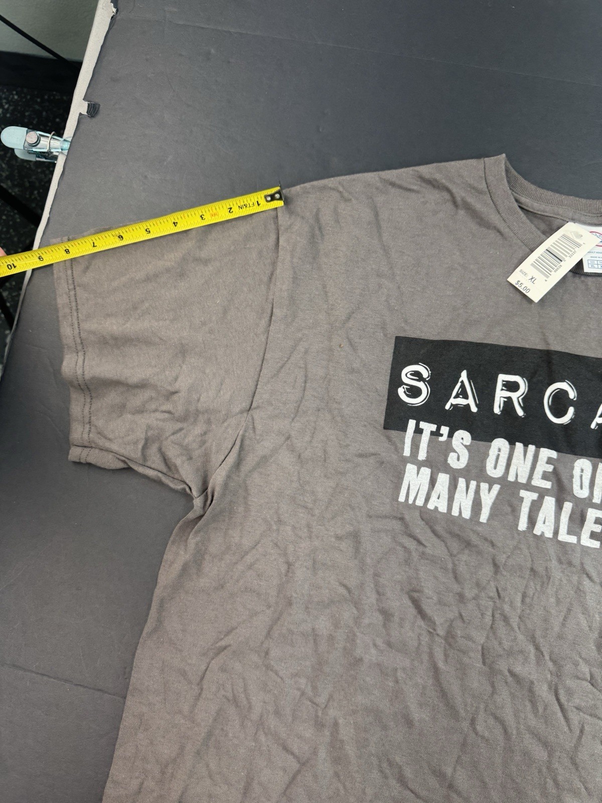 Delta Pro Weight Sarcasm Quote T-Shirt Adult Size XL One Of My Talents Gray NEW