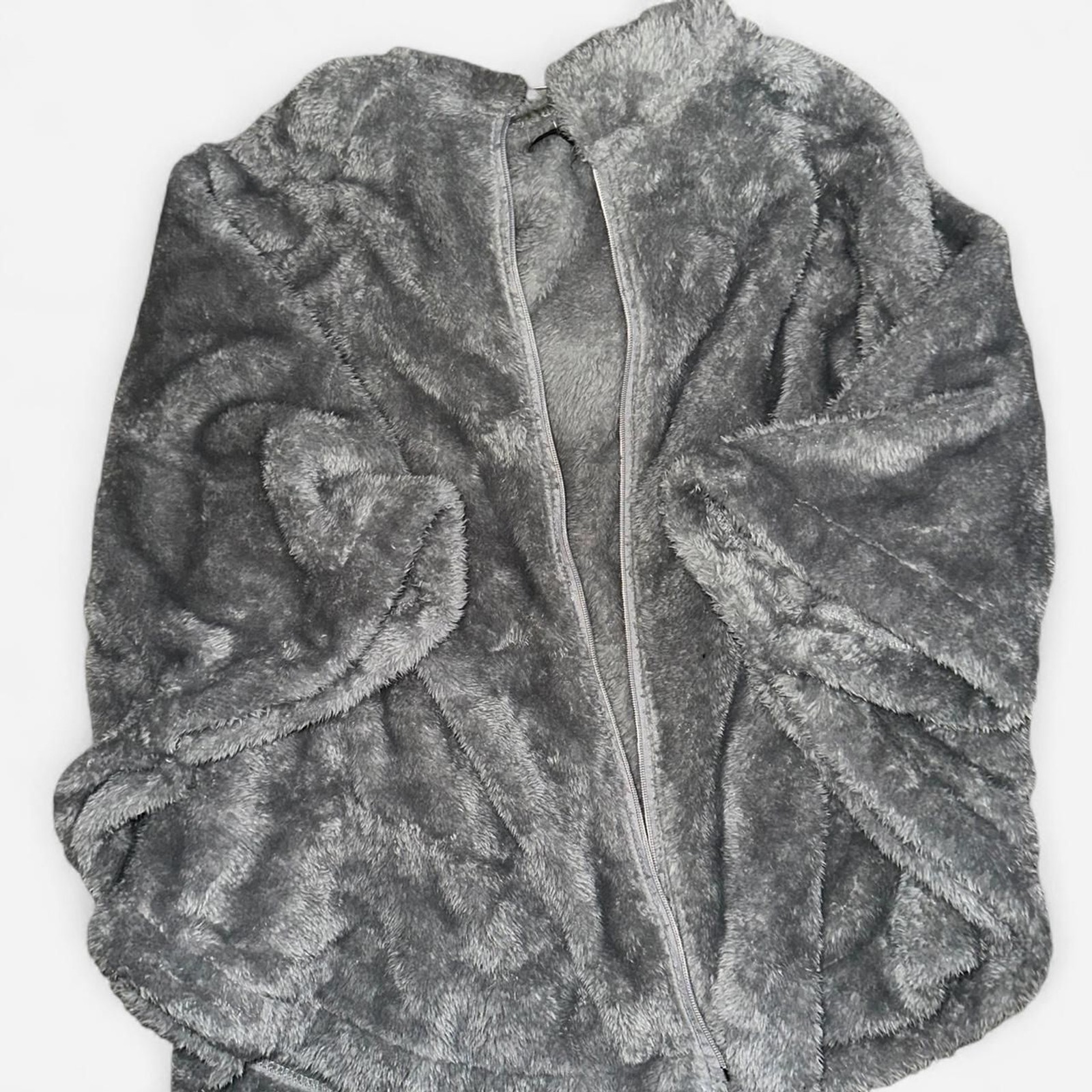 Women’s Grey Cape-Style Cozy Top