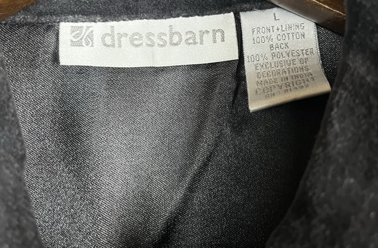Vintage 90s Dressbarn Holiday Vest Black Velvet Christmas Tree Novelty Sz Large