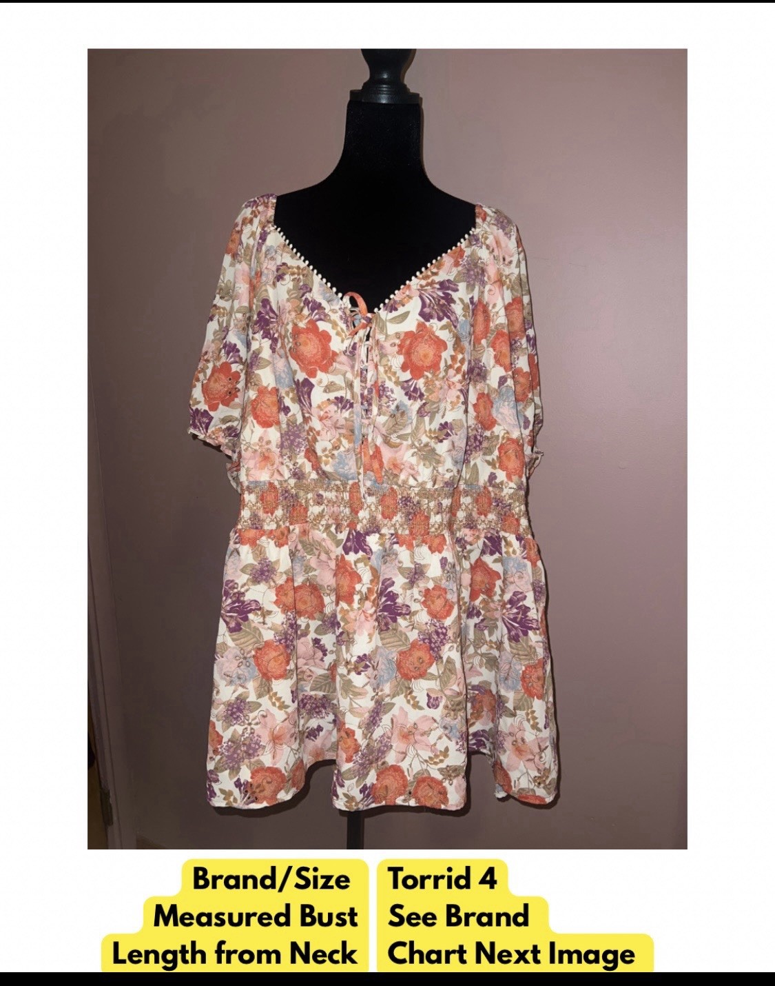 Torrid Size 4 Blouse/Top Bundle (Qty 5)