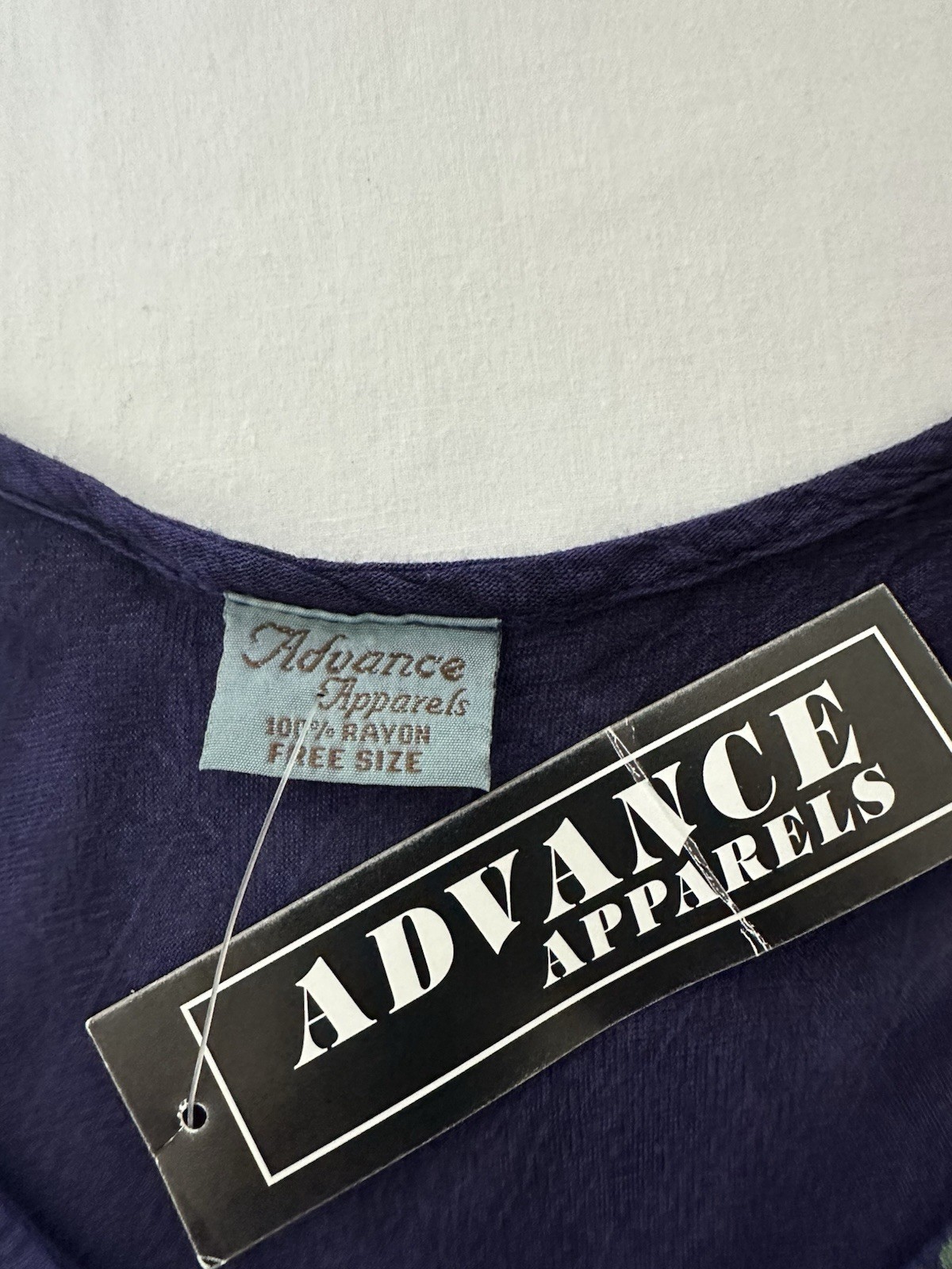New Tunic Top Purple Aqua Pullover Sleeveless Gauze Flowy Hippie Boho Beach
