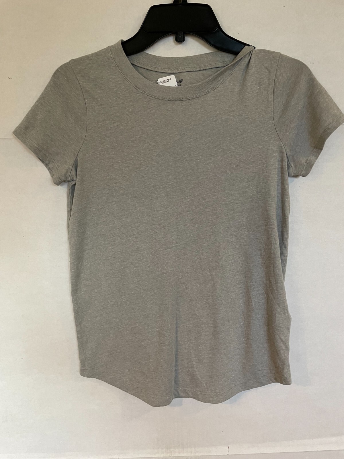 MADEWELL Northside Vintage Tee In Light Heather Grey XXS XXSMALL NEW