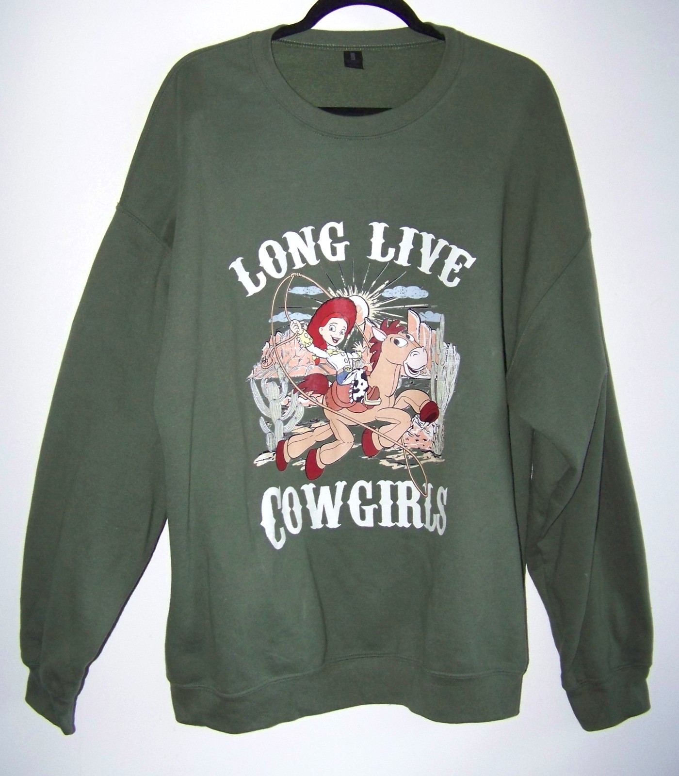Disney Toy Story Pixar Unisex/Women 2XL SWEATSHIRT JESSIE “Long Live Cowgirls”