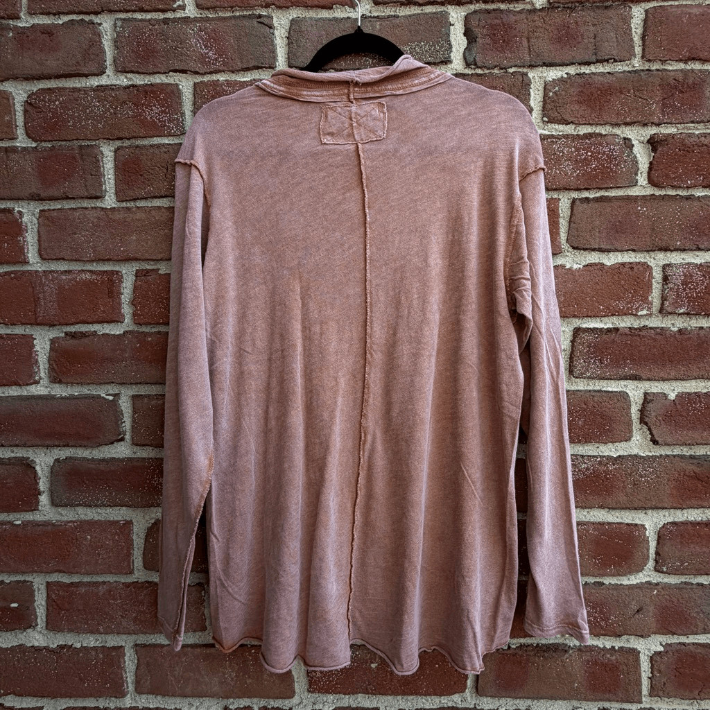 Free People We The Free Women’s Long Sleeve Regan Tee sand M NEW