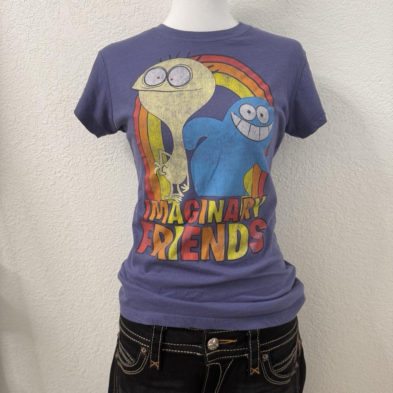 Mighty Fine Doe Vintage Blue And Cheese Top T Shirt Cartoon Network Hot Topic