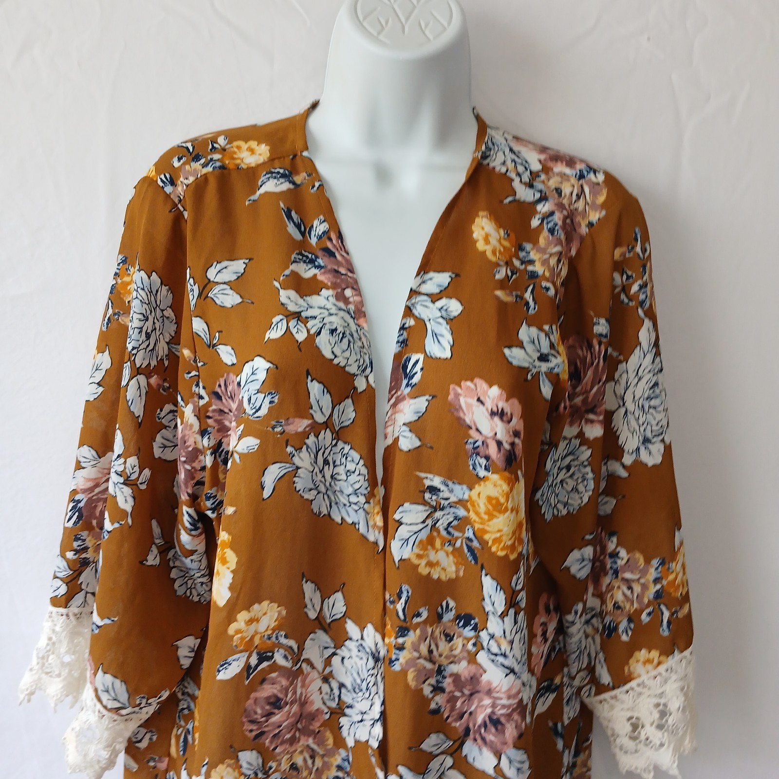 gypsies and moondust top open front cover up sz L fairy boho gypsy casual beach