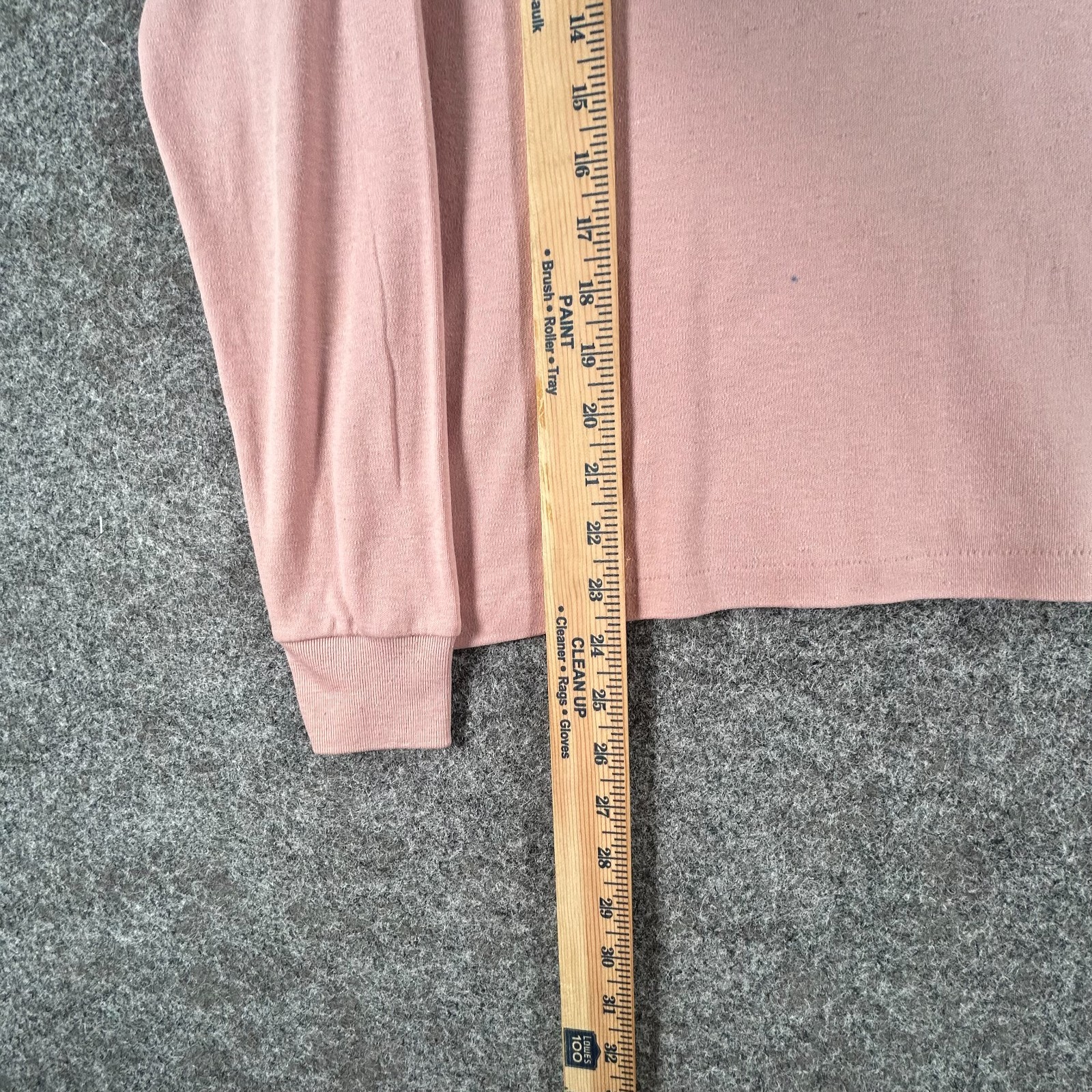 Thackery Turtleneck Pullover Top Womens L+ Rose Gold Comfort Stretch Long Sleeve