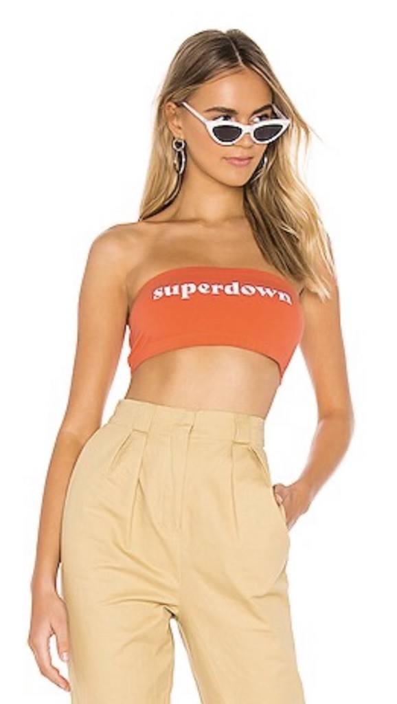 Superdown Bandeau Top NWT Women’s Size Large
