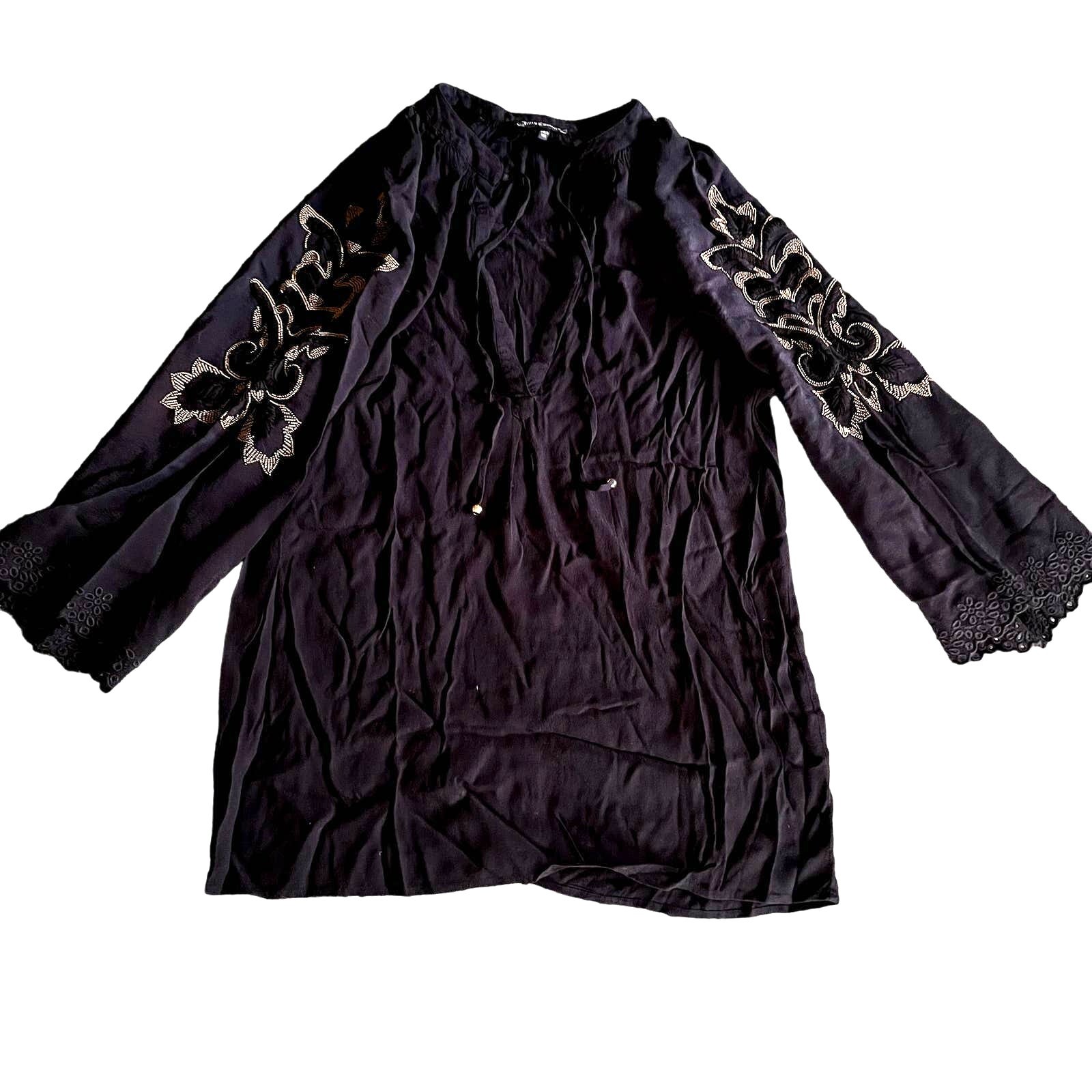 vintage y2k Juicy Couture Bell Sleeve Tunic Sz S