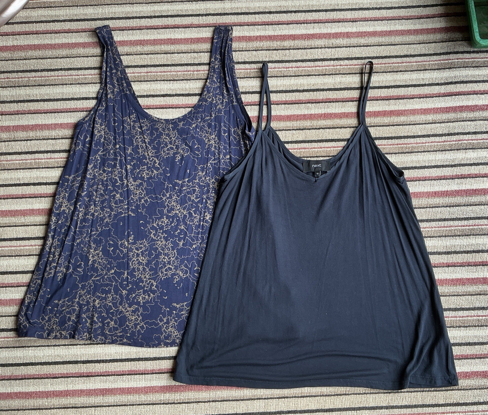 NEXT BLUE MIX CAMI/VEST TOPS x 2 Size 12