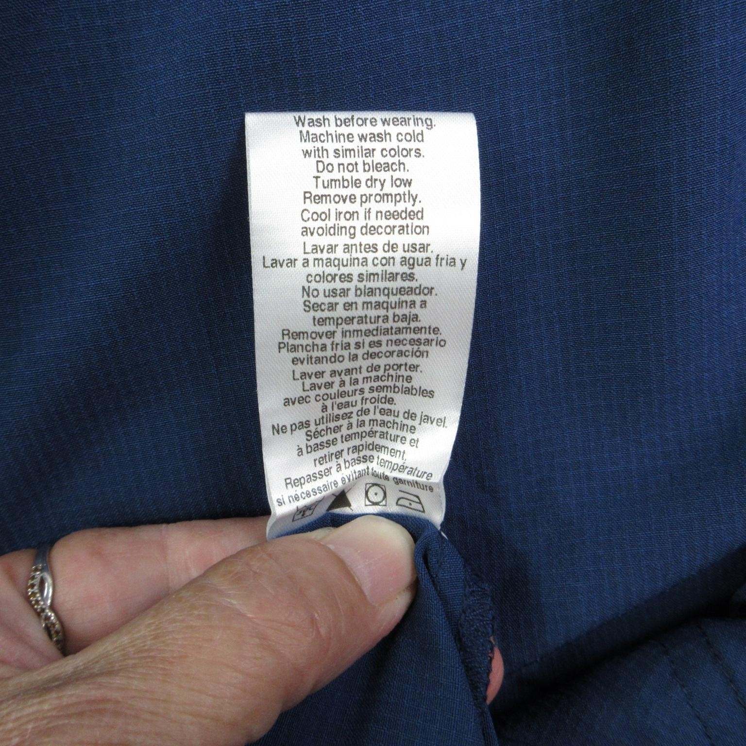 HeartSoul Shirt Womens 3XL Blue Tunic V-Neck Moisture Wicking Pockets Workwear