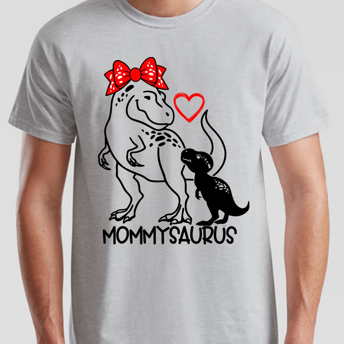 Mummysaurus Funny Mothers Day Mummy Unisex Cotton Tshirt Tee Gift