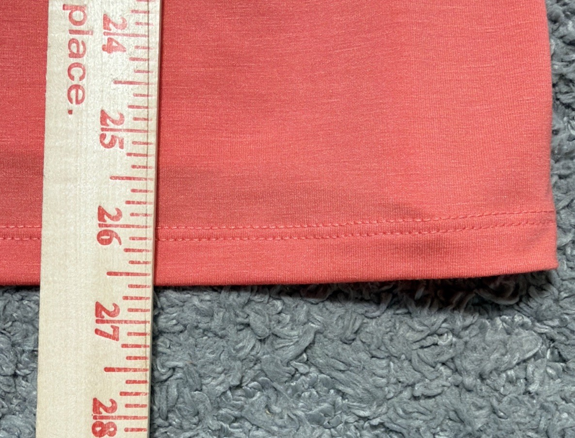 Nine West Women’s Top XXL Coral Keyhole Neckline T-Shirt Style Soft Stretch NWT