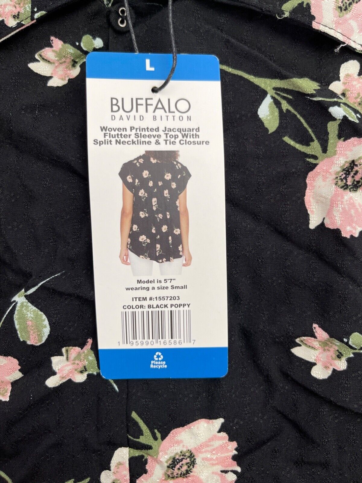 Buffalo David Bitton Women’s Flutter Sleeve Top