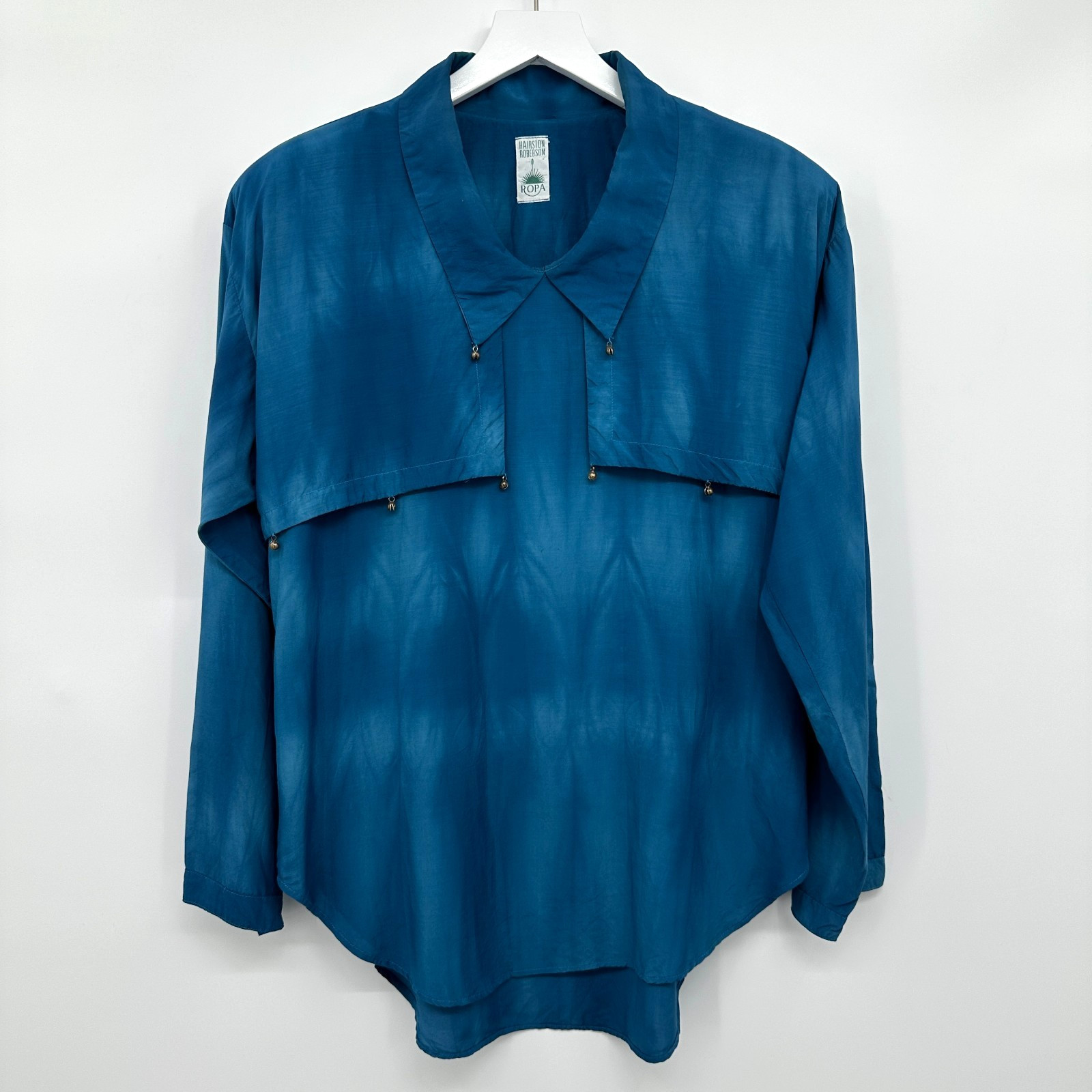 Vintage Hairston Roberson Ropa Top Shirt Size M L Western Artsy Rodeo Grunge USA