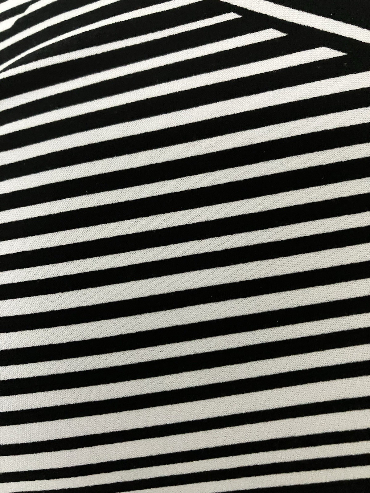 Clara Sun Woo Abstract Black/White Short Sleeve Tunic Top 1X