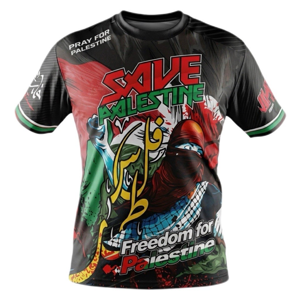 C Save Palestine Freedom Jersey – Unisex Sizes 9 Years to 3XL T Shirt