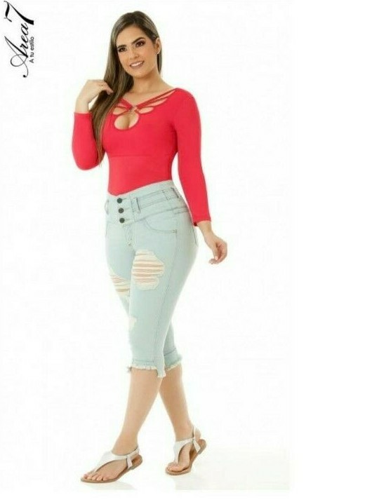 WOMEN’S COLOMBIAN SEXY BODYSUIT SHAPER IN RED COLOR #4BB509