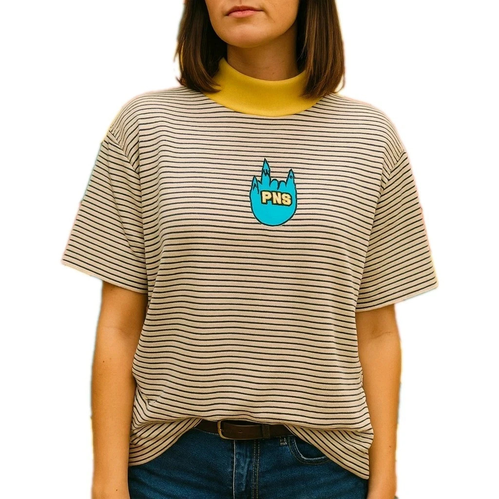 Punyus Japan Oversized Striped T Shirt Size 3 XL XXL Japanese Streetwear