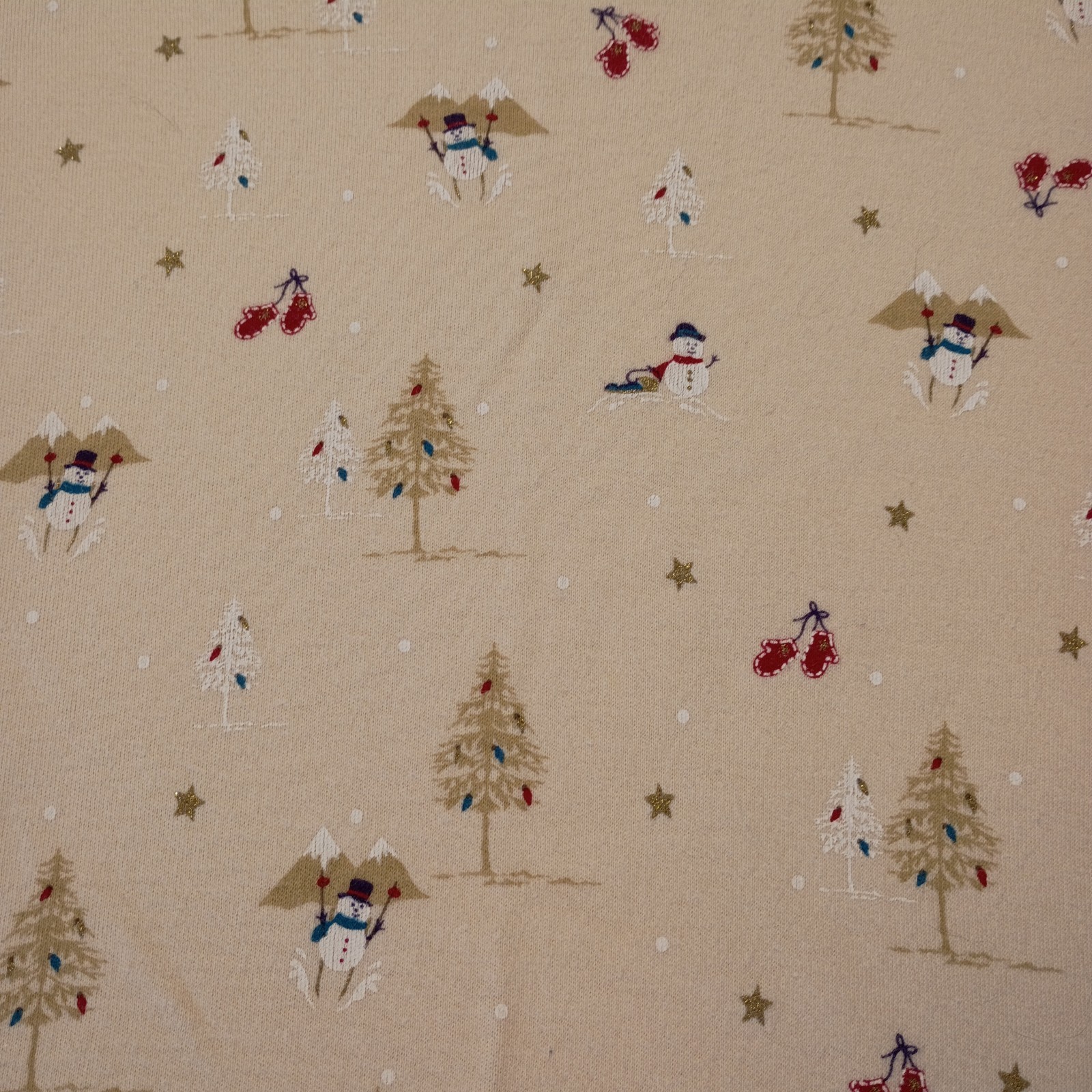 90s Vtg Christmas Sz XL Covington Sport Turtleneck Shirt Holiday Snowman Trees