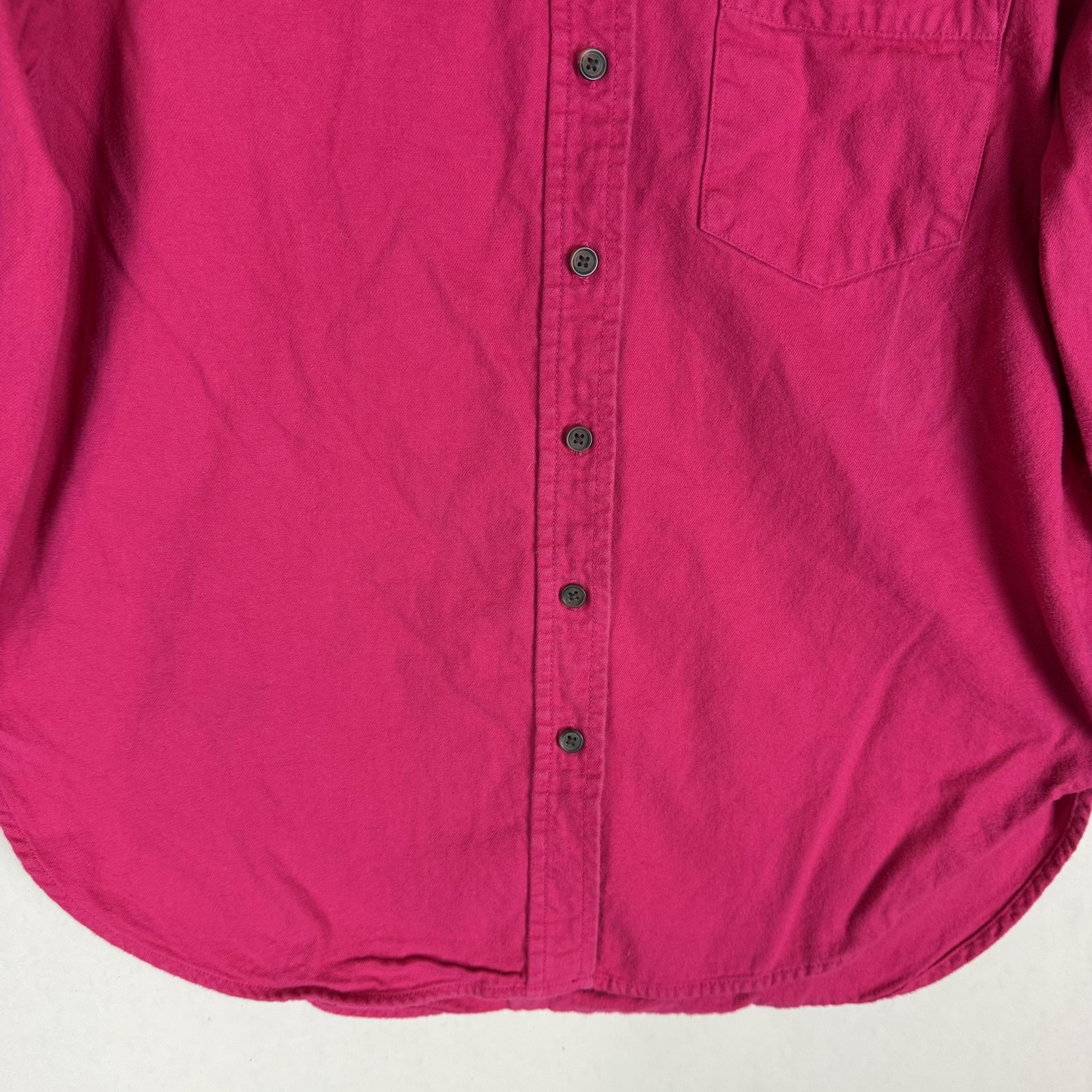 Universal Thread Shirt Womens Small Pink Oversized Button Front Long Sleeve