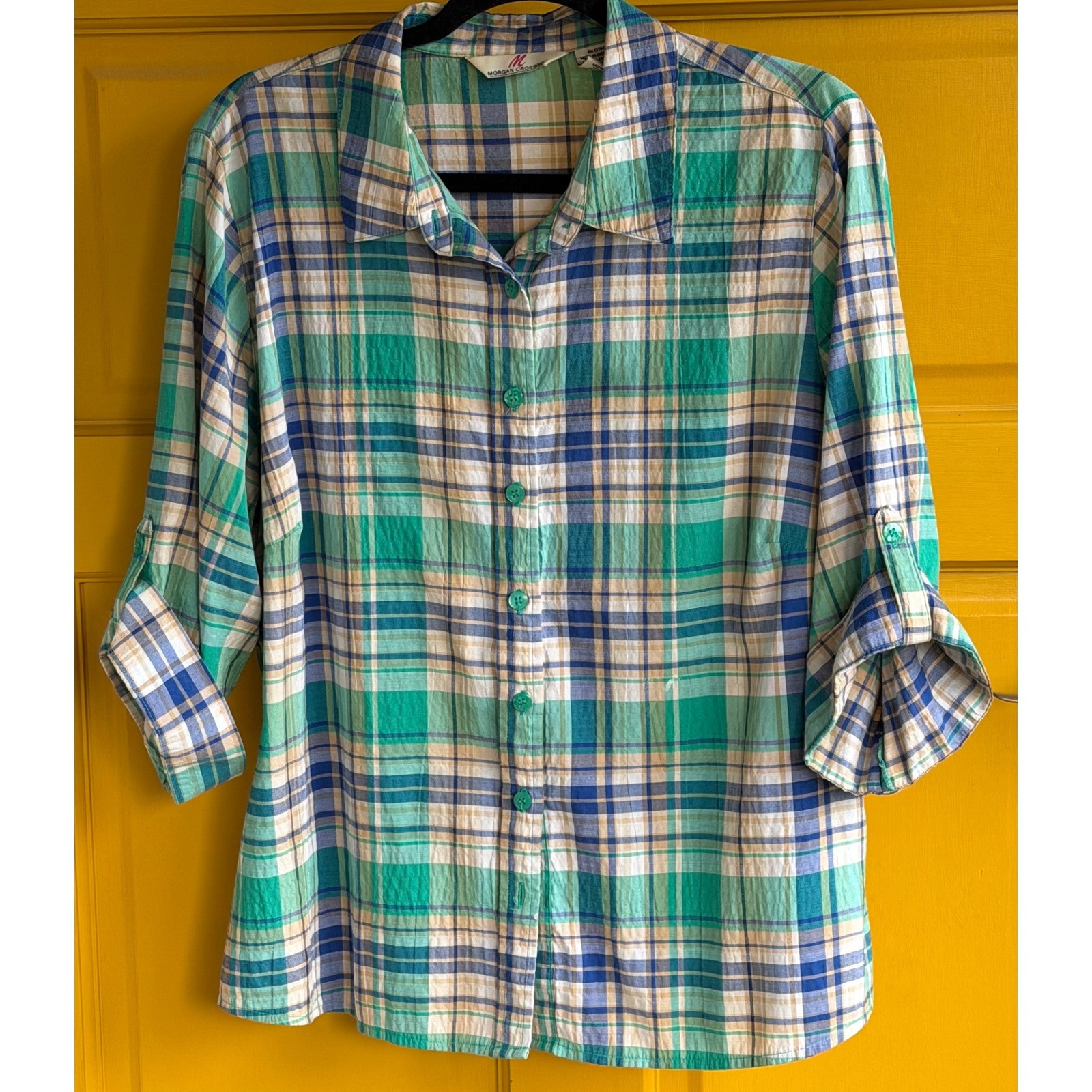 Morgan Crossing Womens Cottagecore Button Up Shirt Cottagecore