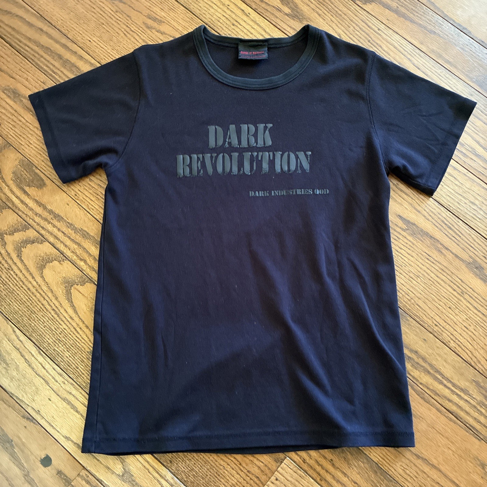 Queen Of Darkness Womens T-shirt Gothic Top Sleeves Size L Dark Revolution
