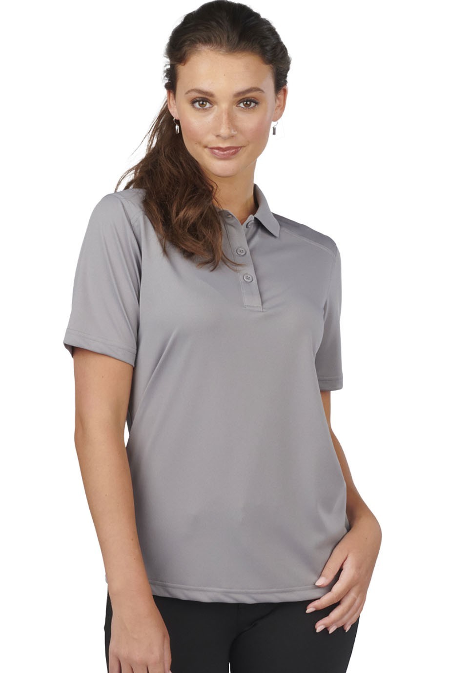 Edwards Style #5522 Woman’s Cool Grey Polo Snag Proof Shirt Size: 2XL