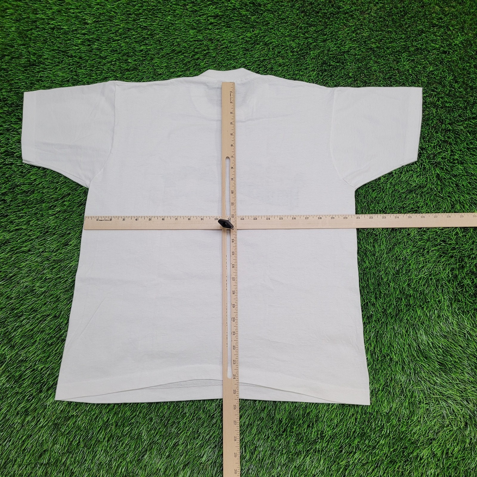 Vintage 90s Fruit-of-The-Loom Shirt Womens Large 21×24 White