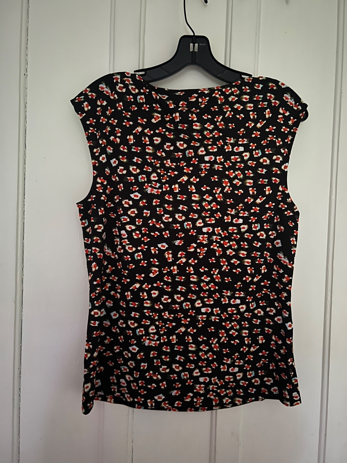 MM La Fleur S NWT MSRP $159 Nora Top Printed Jersey Extended Shoulder Knit Top