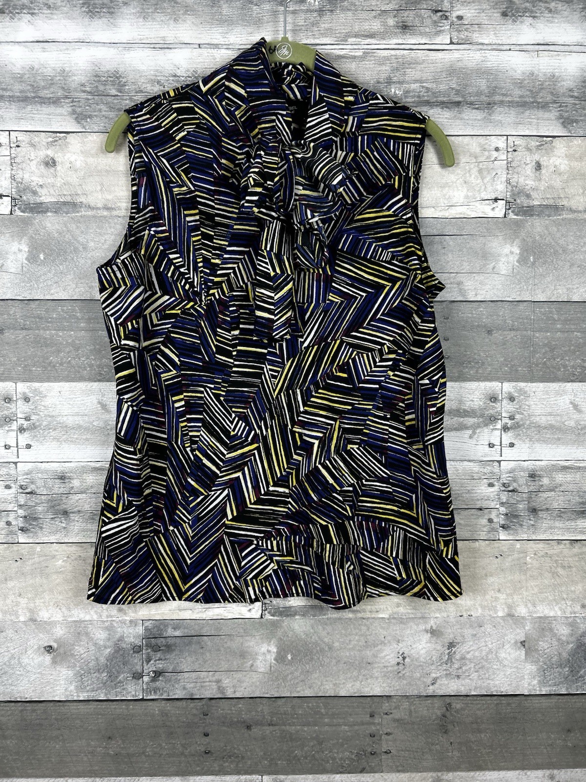 Black Label Evan Picone Medium Sleeveless Blouse