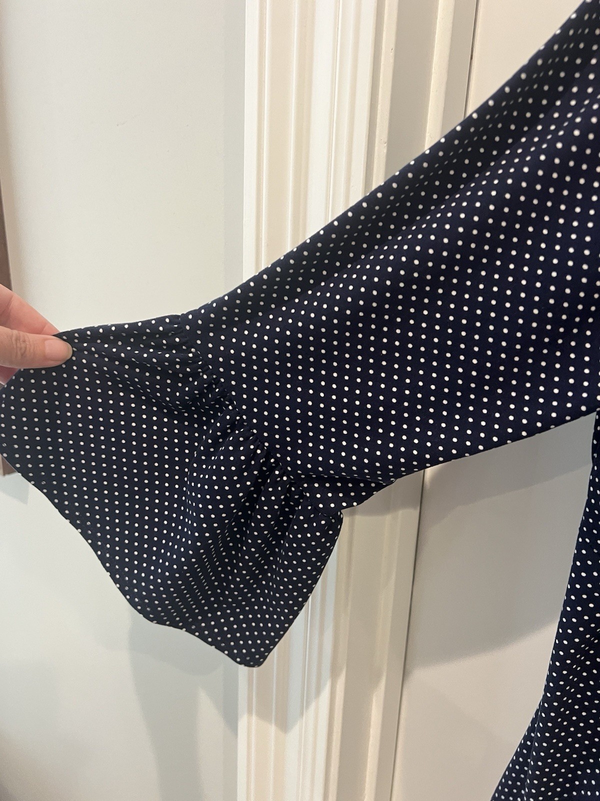 Chris & Carol Polka Dot Top Size Large